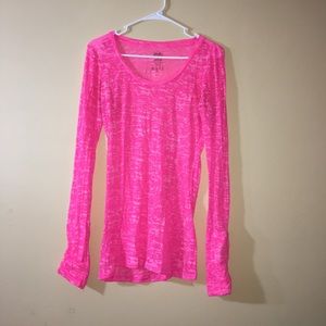 Vanity Sheer Hot Pink Shirt